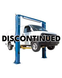Titan 11,000 lb 2-Post Adjustable Column Clear Floor Lift