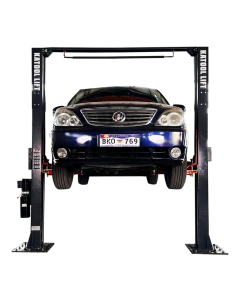 Katool 12K CLEAR FLOOR 2-POST LIFT, DIRECT DRIVE ASSYM ARMS