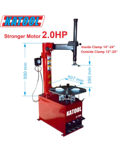 Katool KT-T800 Wheel Clamp Tire Changer Machine 12"-24" Rims
