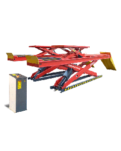 AMGO 12K DBL X SCISSOR DRIVE ON AUX RAISE PLATFORM ALIGNMENT LIFT